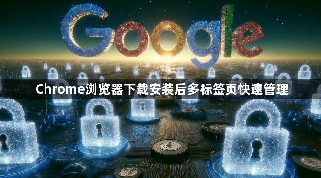 Chrome浏览器下载安装后多标签页快速管理1