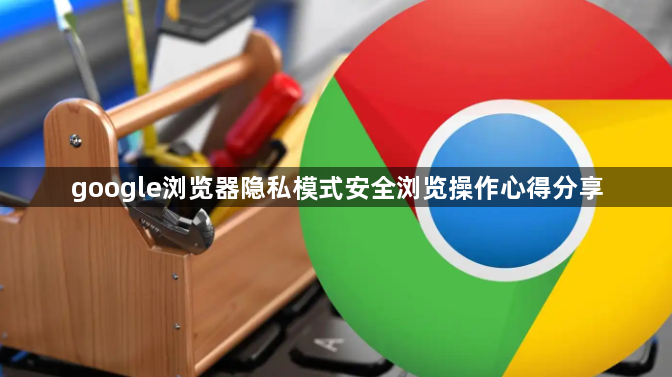 google浏览器隐私模式安全浏览操作心得分享1