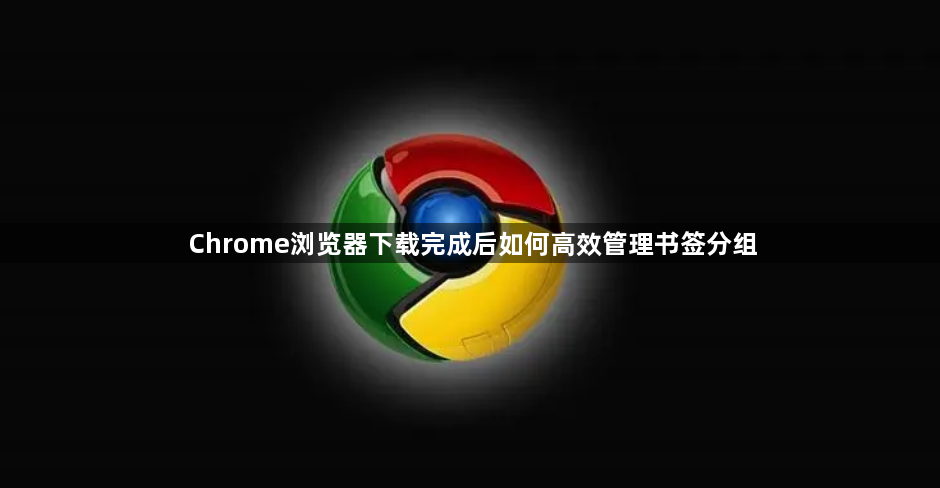 Chrome浏览器下载完成后如何高效管理书签分组1
