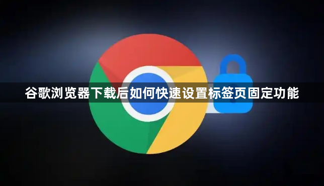 谷歌浏览器下载后如何快速设置标签页固定功能1