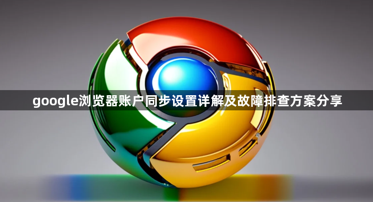 google浏览器账户同步设置详解及故障排查方案分享1