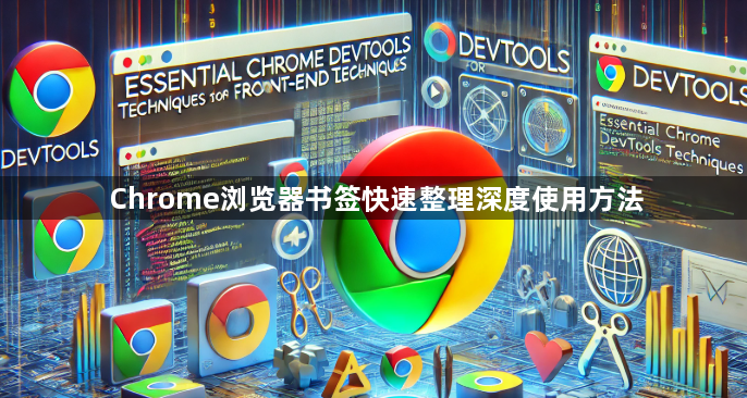 Chrome浏览器书签快速整理深度使用方法1