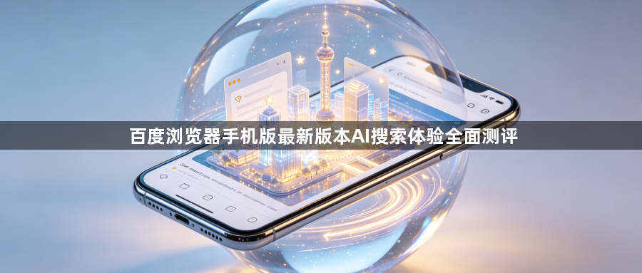百度浏览器手机版最新版本AI搜索体验全面测评1