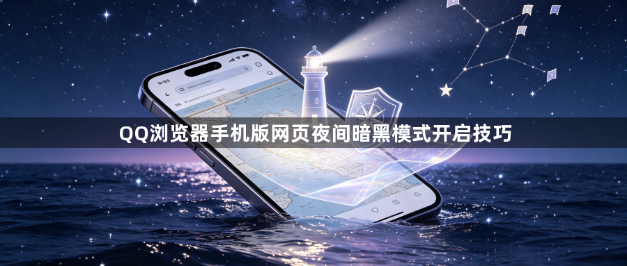 QQ浏览器手机版网页夜间暗黑模式开启技巧1