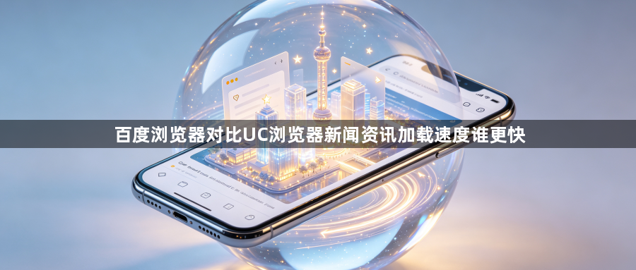 百度浏览器对比UC浏览器新闻资讯加载速度谁更快1
