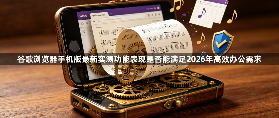 谷歌浏览器手机版最新实测功能表现是否能满足2026年高效办公需求1