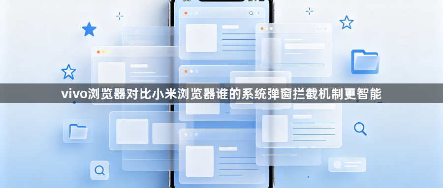 vivo浏览器对比小米浏览器谁的系统弹窗拦截机制更智能1