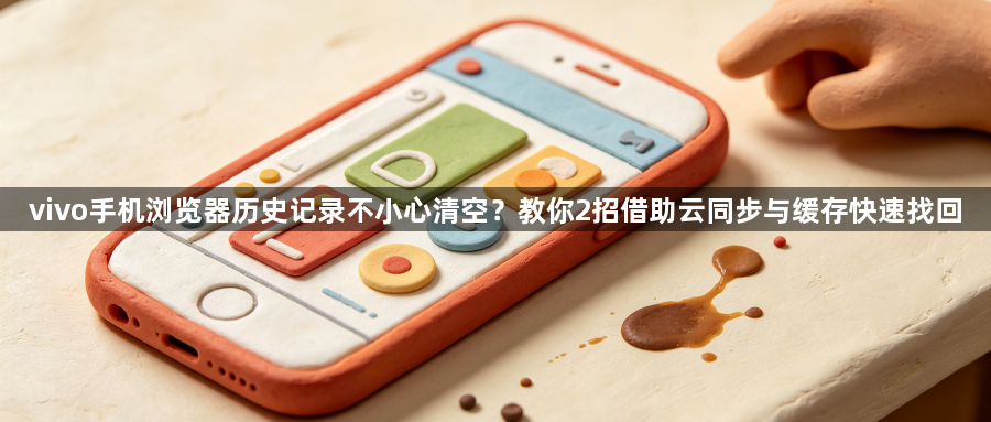 vivo手机浏览器历史记录不小心清空?教你2招借助云同步与缓存快速找回1