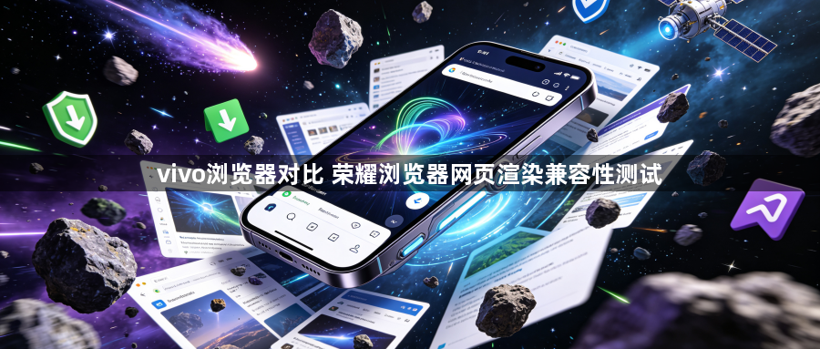 vivo浏览器对比 荣耀浏览器网页渲染兼容性测试1
