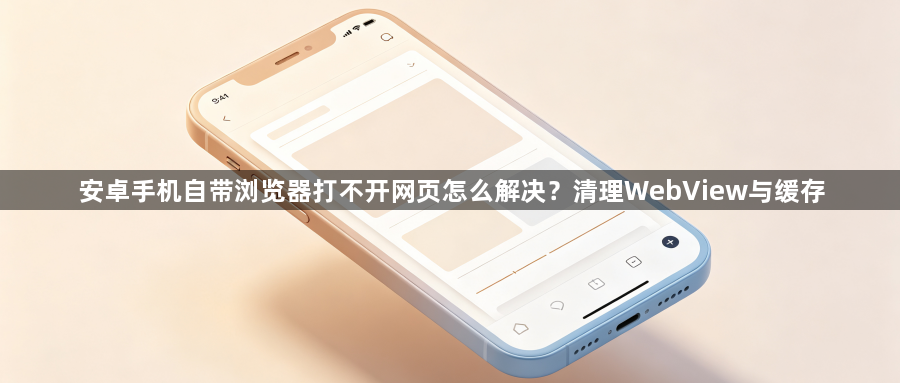 安卓手机自带浏览器打不开网页怎么解决?清理WebView与缓存1