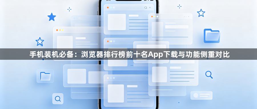 手机装机必备：浏览器排行榜前十名App下载与功能侧重对比1