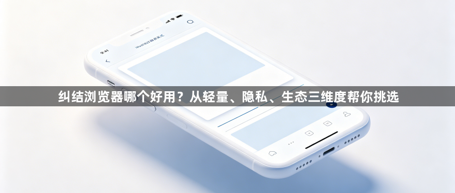 纠结浏览器哪个好用？从轻量、隐私、生态三维度帮你挑选1