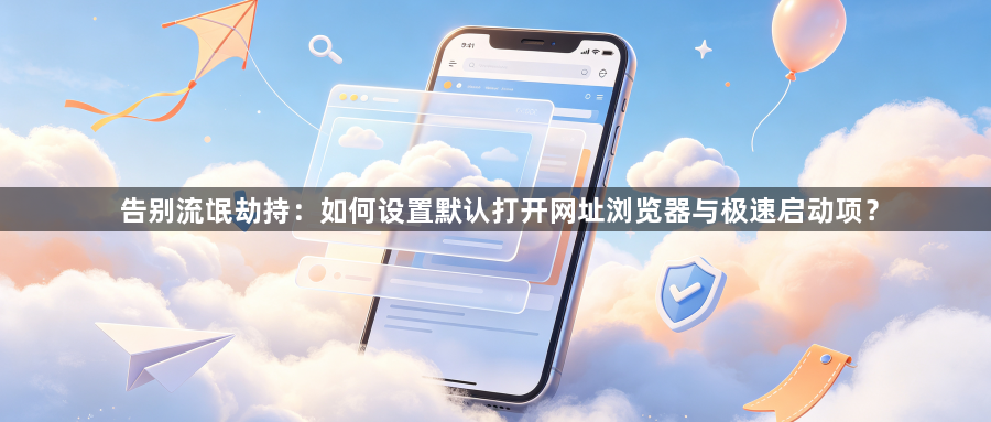 告别流氓劫持：如何设置默认打开网址浏览器与极速启动项？1