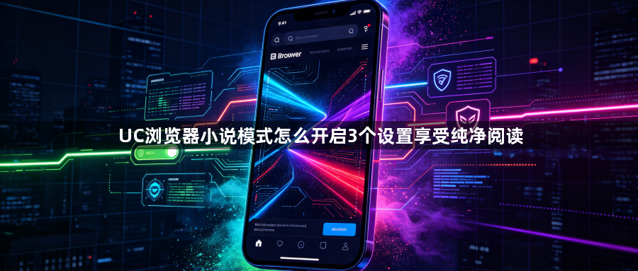 UC浏览器小说模式怎么开启3个设置享受纯净阅读1