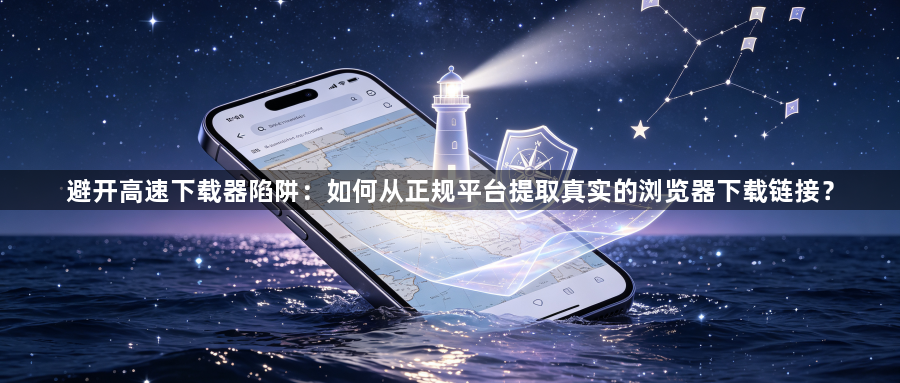 避开高速下载器陷阱：如何从正规平台提取真实的浏览器下载链接？1