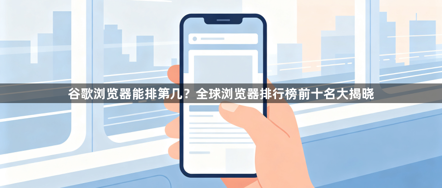 谷歌浏览器能排第几？全球浏览器排行榜前十名大揭晓1