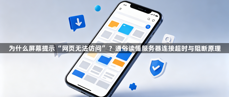 为什么屏幕提示“网页无法访问”？通俗读懂服务器连接超时与阻断原理1