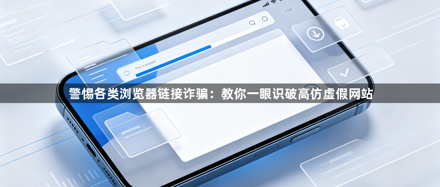 警惕各类浏览器链接诈骗：教你一眼识破高仿虚假网站1