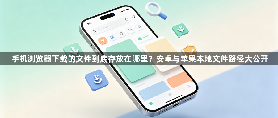 手机浏览器下载的文件到底存放在哪里?安卓与苹果本地文件路径大公开1