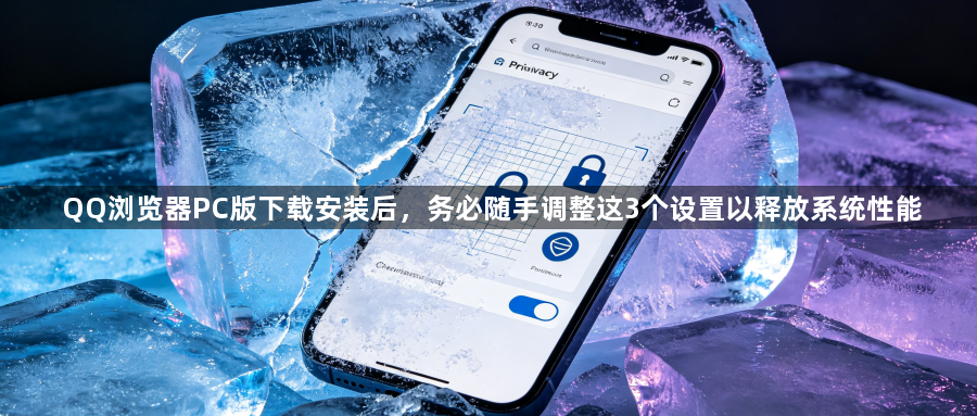 QQ浏览器PC版下载安装后，务必随手调整这3个设置以释放系统性能1