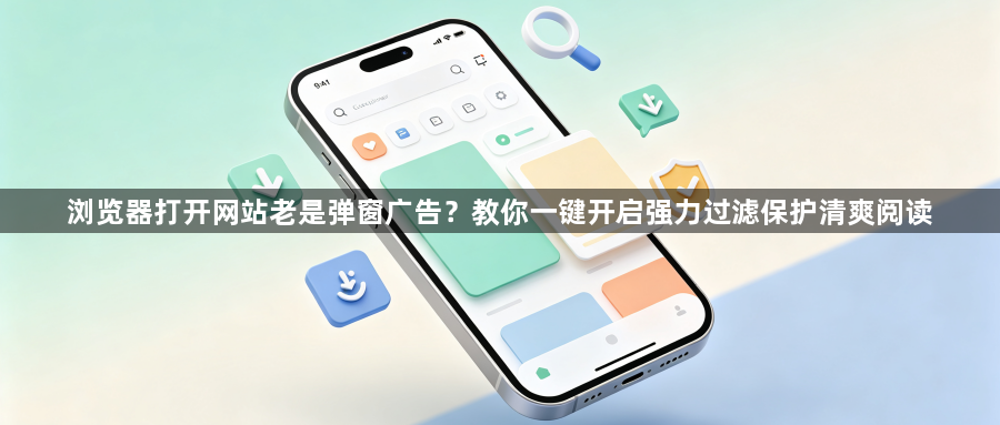 浏览器打开网站老是弹窗广告？教你一键开启强力过滤保护清爽阅读1