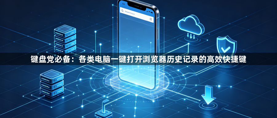 键盘党必备：各类电脑一键打开浏览器历史记录的高效快捷键1