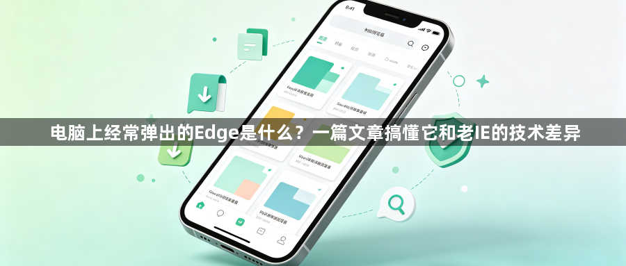 电脑上经常弹出的Edge是什么？一篇文章搞懂它和老IE的技术差异1