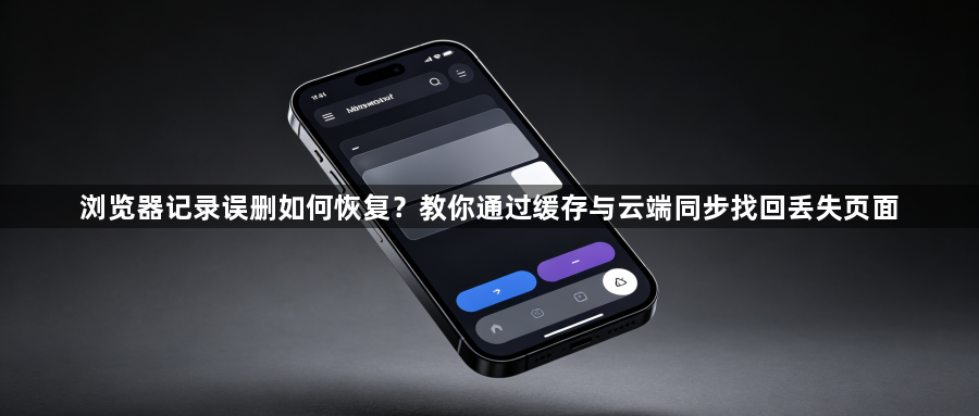 浏览器记录误删如何恢复？教你通过缓存与云端同步找回丢失页面1