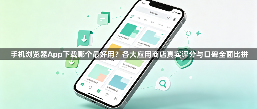 手机浏览器App下载哪个最好用？各大应用商店真实评分与口碑全面比拼1